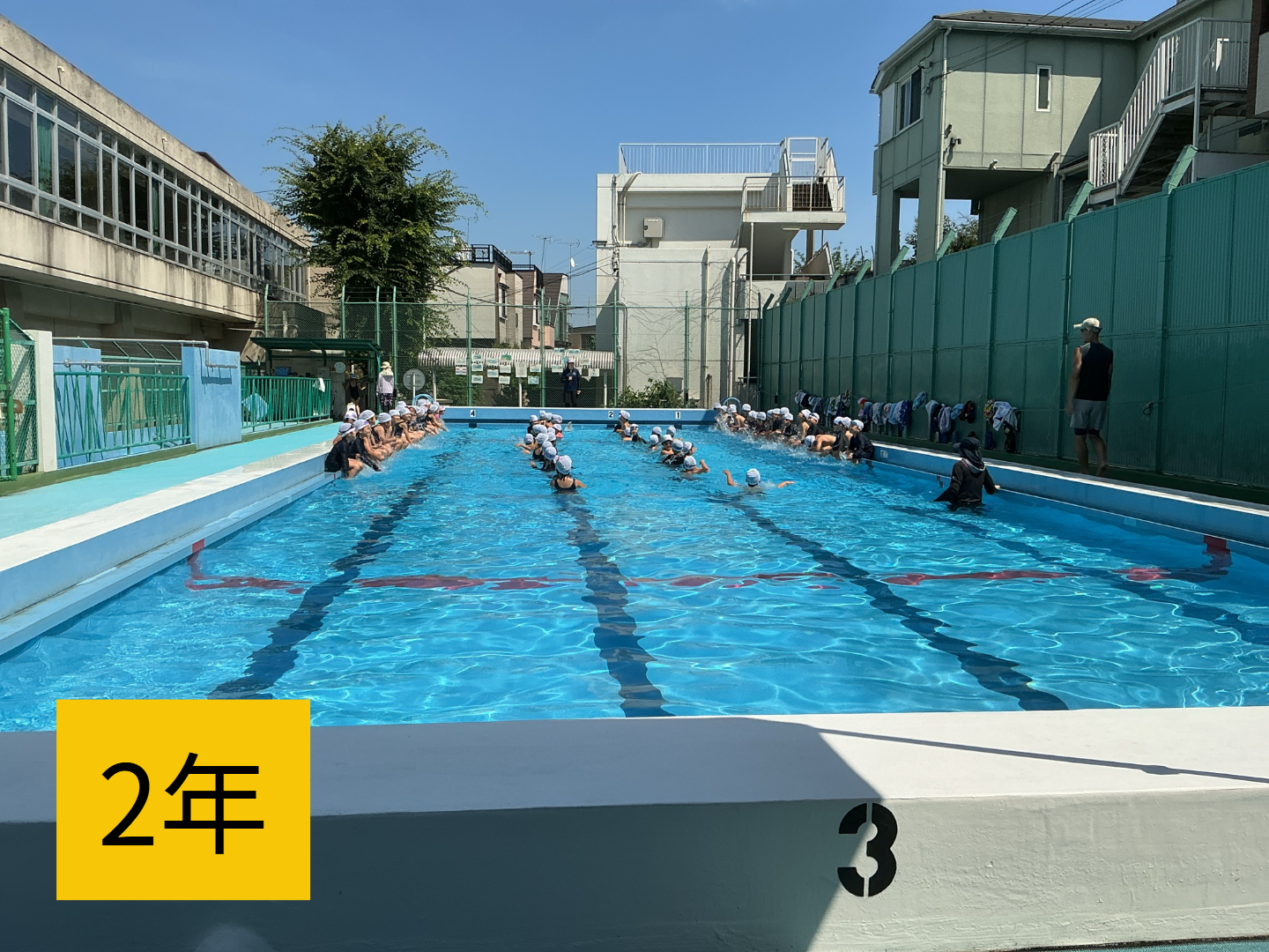 水泳2年